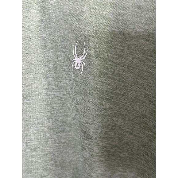 SPYDER Swim Surf Sand Sun Gray Long Sleeve Rash Guard Men's Medium New - Picture 4 of 10